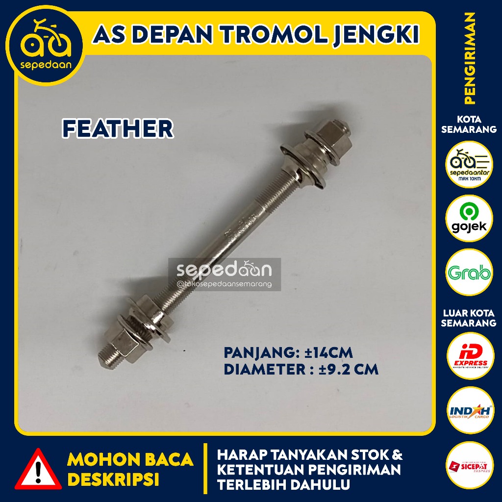 As Sepeda Depan Belakang Tromol Jengki - Taiwan Jepang