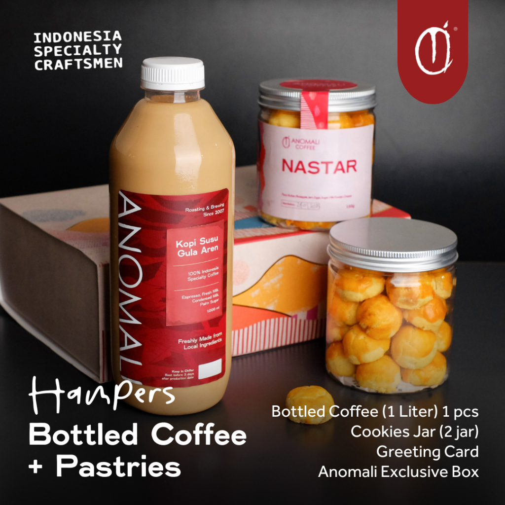 

Anomali Coffee Exclusive PAKET Kopi Botol 1 Liter - Kue Kering Hampers