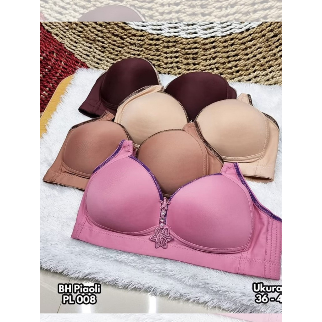 BH Wanita Piaoli PL 008 BRA Cup B Kait 3 BRA Wanita Piaoli Extra Comfort Size 36 38 40 42 44 46