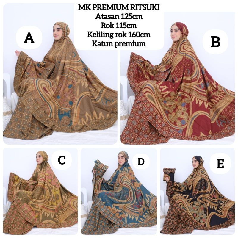 Mukena Batik Jumbo Premium
