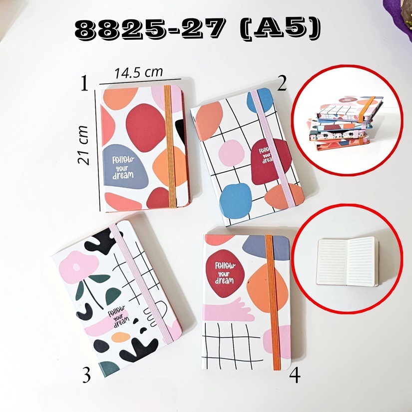 

mh GG Buku Notes Tali Fancy A5-80 / Buku Catatan / Note book/Notebook