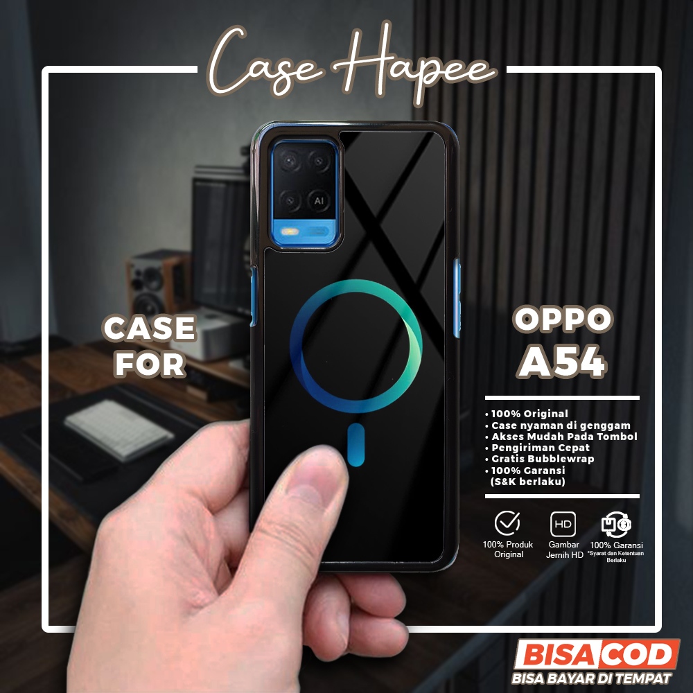 Case Oppo A54 Casing Oppo A54 [MAGS] Casehapee Case Glossy Case Aesthetic Custom Case Premium Softca