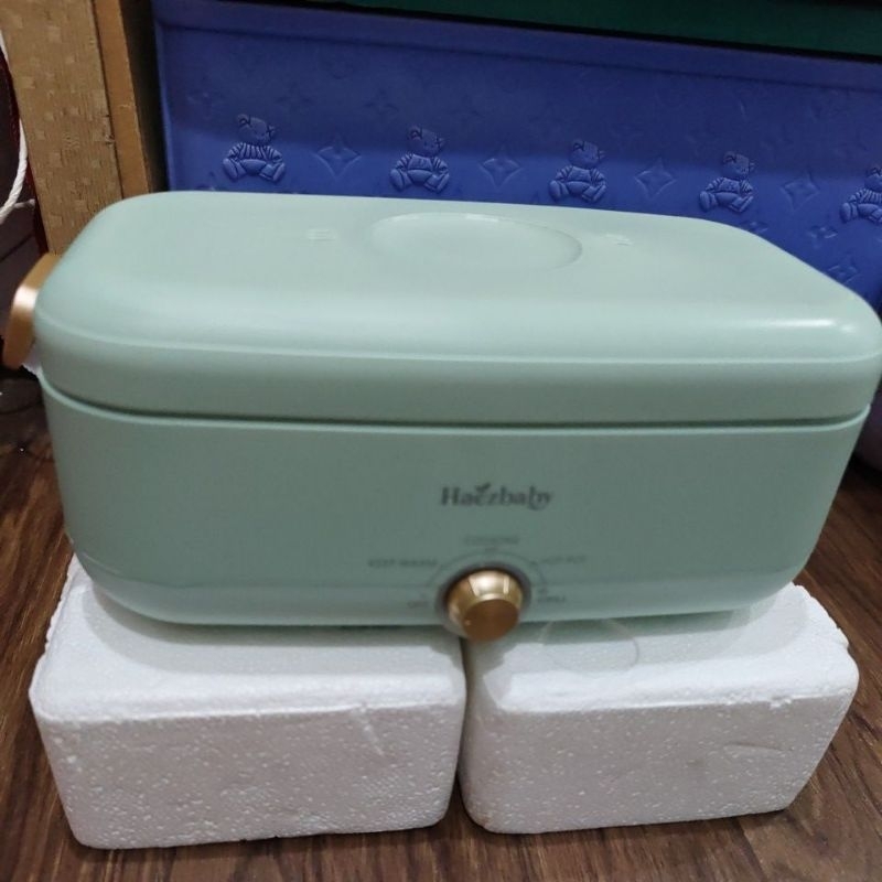 (Preloved no box) Haezbaby Luminaire travel cooker electric lunch box untuk MPASI bisa masak nasi tu