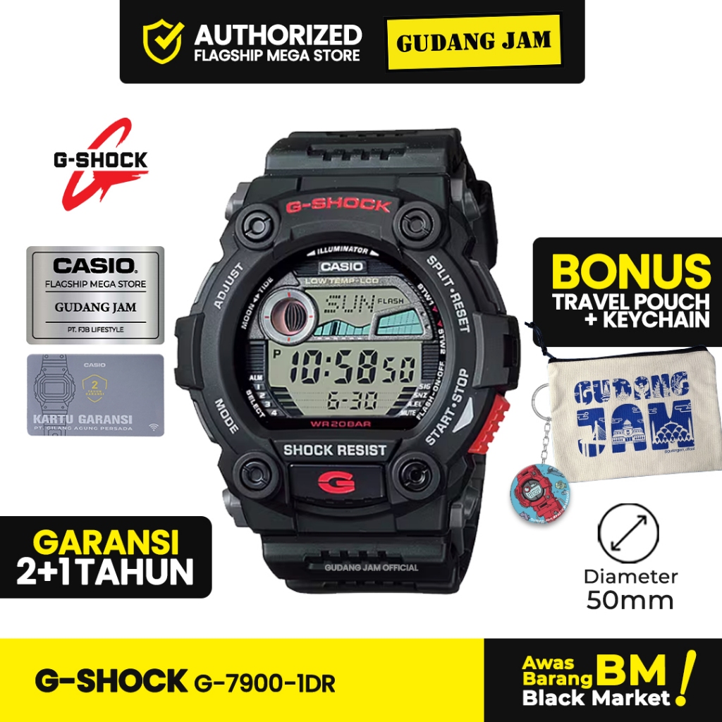 Jam Tangan G-Shock G-7900-1DR G-7900-1DR G-7900-1D G-7900 G7900 G 7900