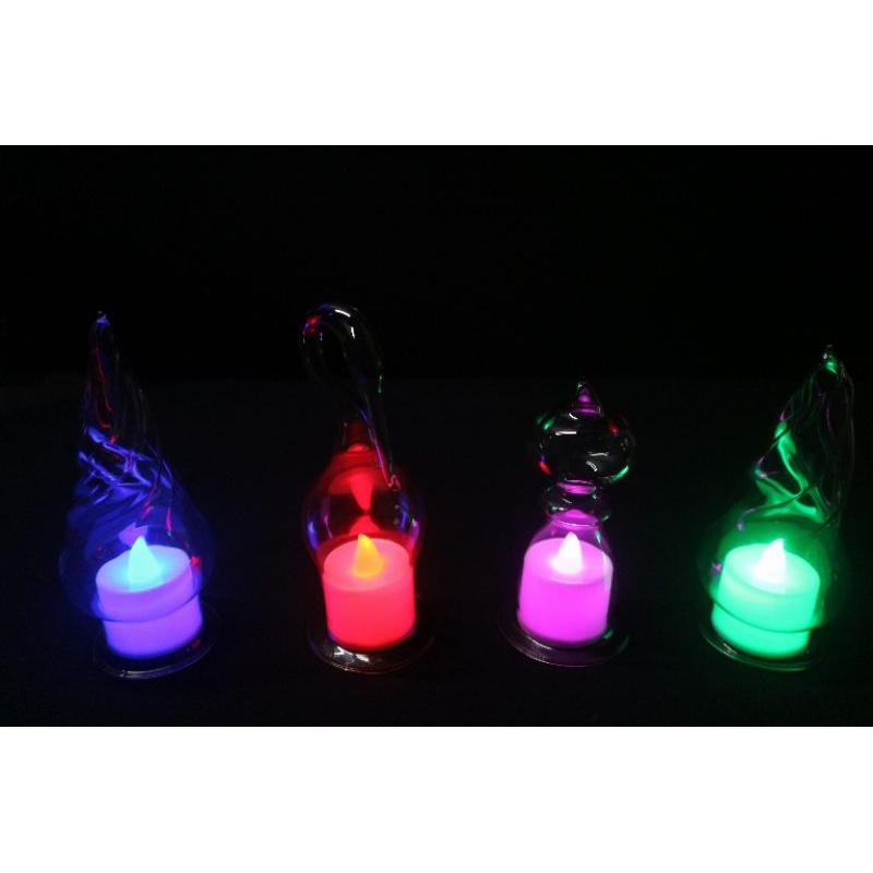 Hiasan lampu lilin led miniatur/