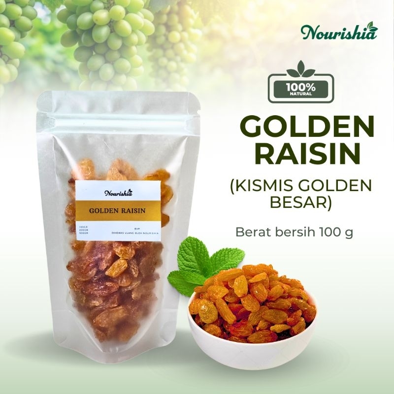 

Kismis golden manis 100gr / sweet golden Raisin