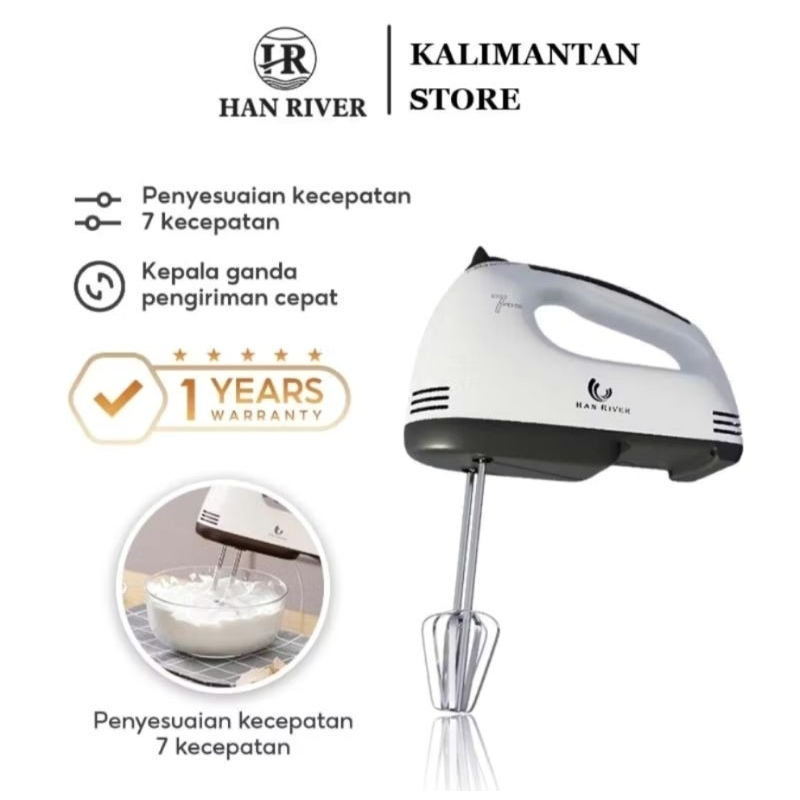 HAN RIVER Hand Mixer 7 Speed