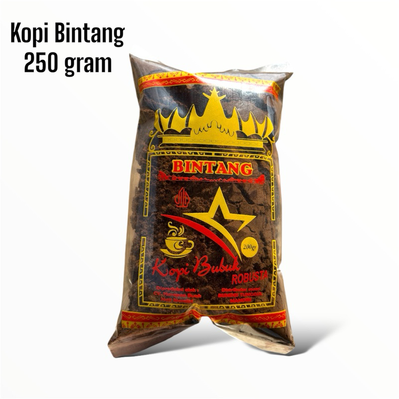 

Kopi Bintang 250gram - Kopi Lampung - Oleh oleh Lampung - Robusta Kopi