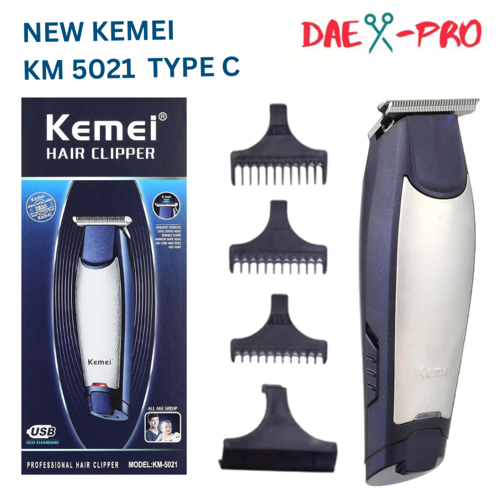 Alat Cukur Kumis Jenggot Kemei Trimmer KM 5021 ORIGINAL detailer kemei