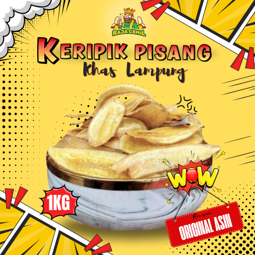 

RiDn 1kg Keripik Pisang Cokelat Kripik Pisang Coklat Lampung Pisang Kepok Rajacemil