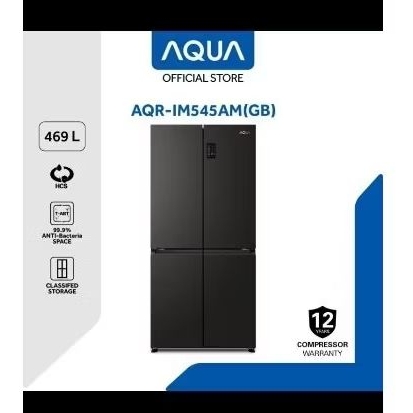 KULKAS 4 PINTU AQUA AQR-IM545AM