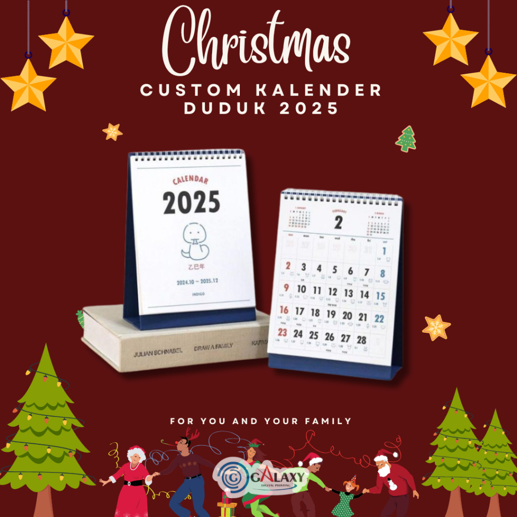 

Cetak Kalender Duduk 2025 Custom Design