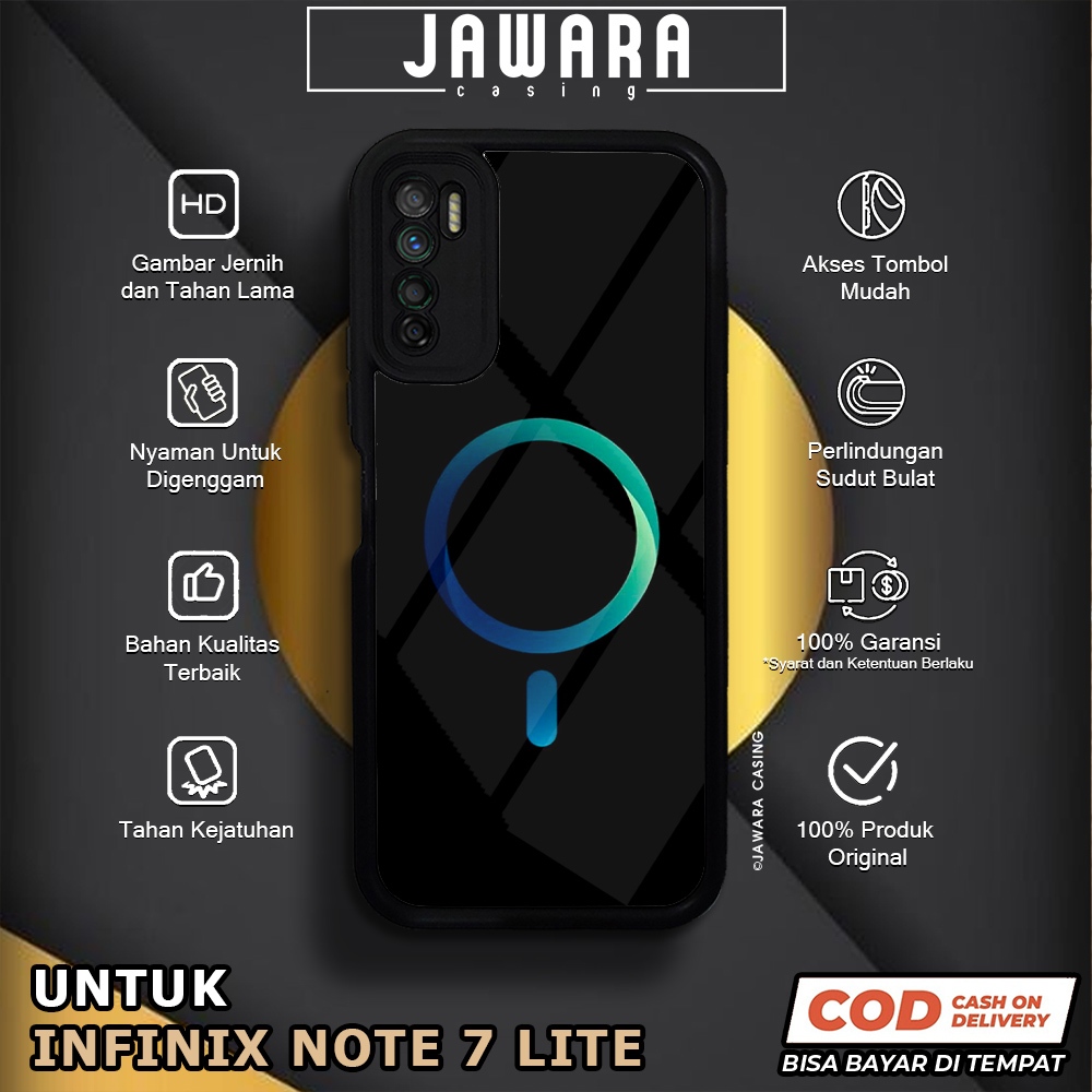 Case Infinix Note 7 Lite Casing Infinix Note 7 Lite [MAGS] Premium Case Glossy Case Hp Infinix Jawar