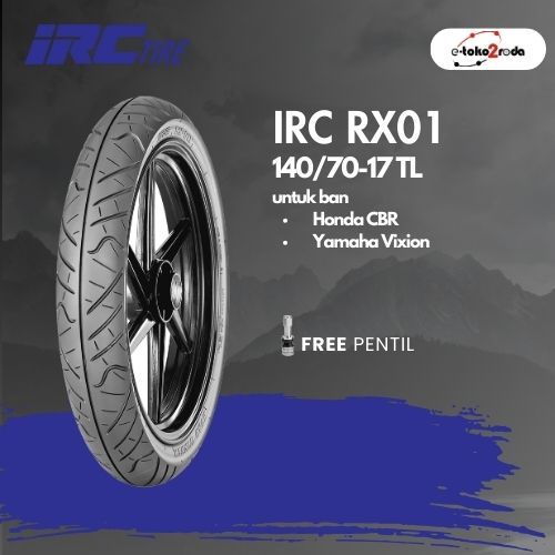 BAN IRC TUBELESS RX01 140/70 RING 17