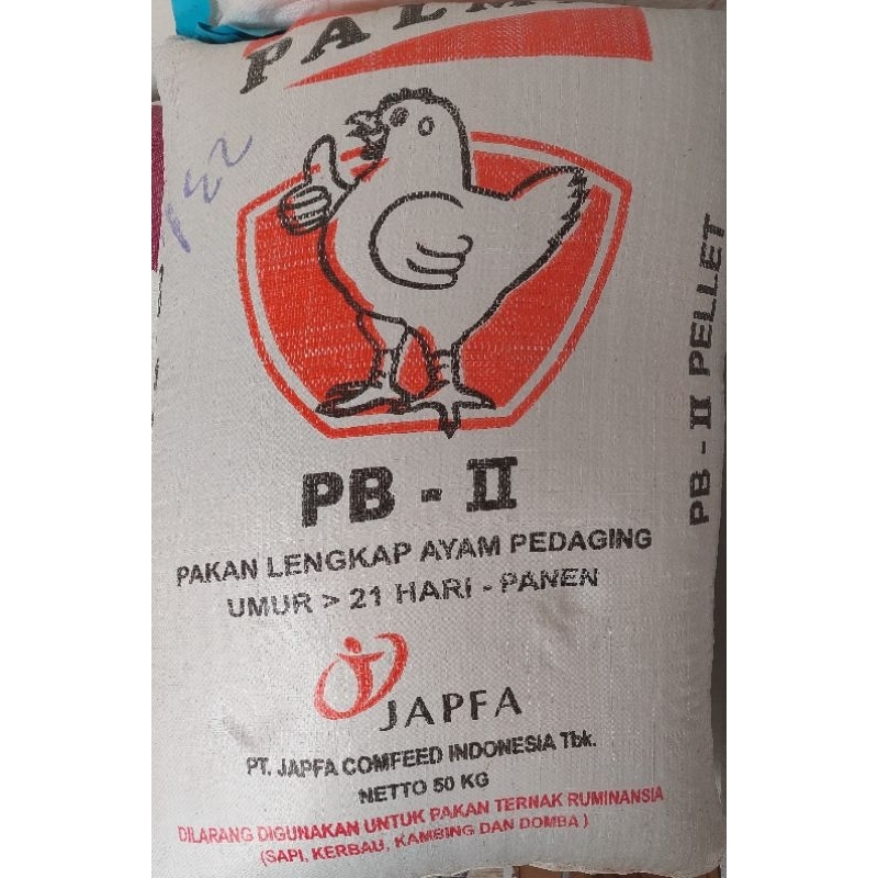 [1KG] Butiran Besar (Pellet) Pedaging untuk Penggemukan (protein 19%) - Japfa PB2