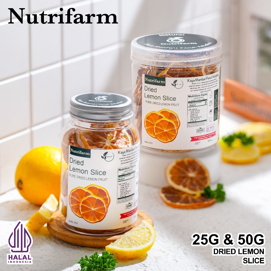 

LEMON DRIED SLICE 25 GRAM 50 GRAM ORIGINAL/LEMON KERING IRIS PREMIUM/LEMON CALIFORNIA ASLI ORIGINAL DRIED LEMON/LEMON SLICE MINUMAN LEMON DRIED SLICE