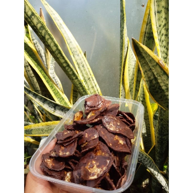 

KERIPIK PISANG LUMER WAKMENOK | 150 gr| Thinwall box