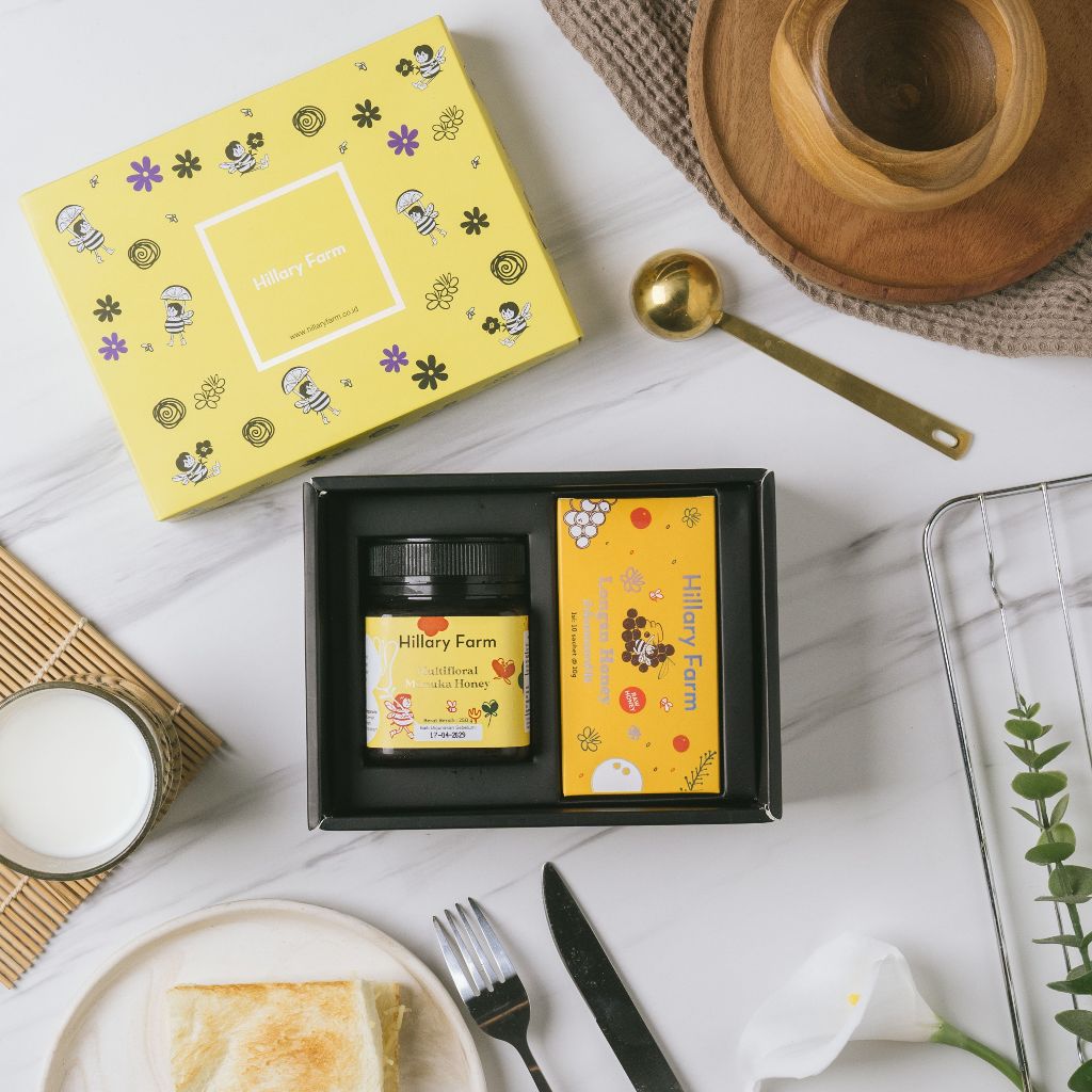 

Hampers Multifloral Manuka Honey 250gr + Travel Pack Longan Honey