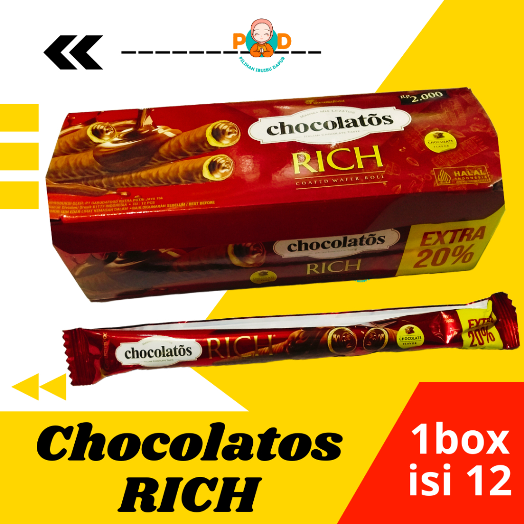 

Chocolatos Rich Snack Cemilan isi Hampers Ultah Anak