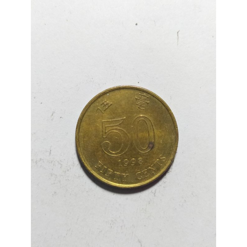 koin 50 cents tahun 1998