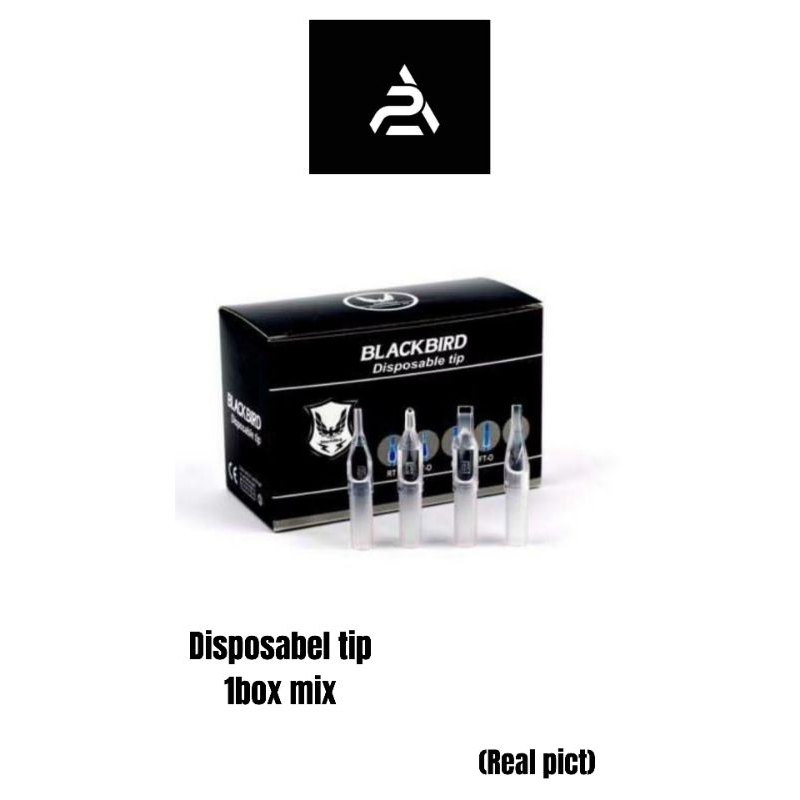 1 Box Disposabel Tip Tatto Mix / CampurDispotip Tatto Ujung Jarum Coil