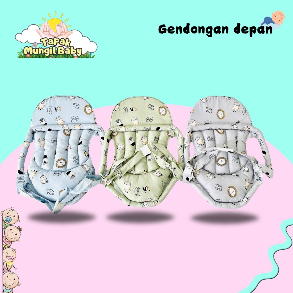 TMB | Gendongan Bayi Karakter / Gendongan Depan / Gendongan Bayi Duduk Depan