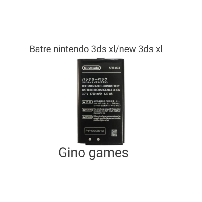 BATRE NINTENDO 3DS XL NEW 3DS XL ORIGINAL BATTERY 3DS XL NEW 3DS XL SPR-003