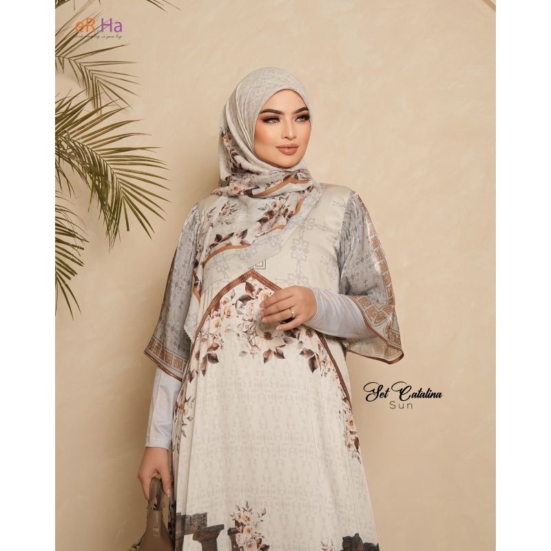 SET DRESS MUSLIMAH CATALINA ERHA