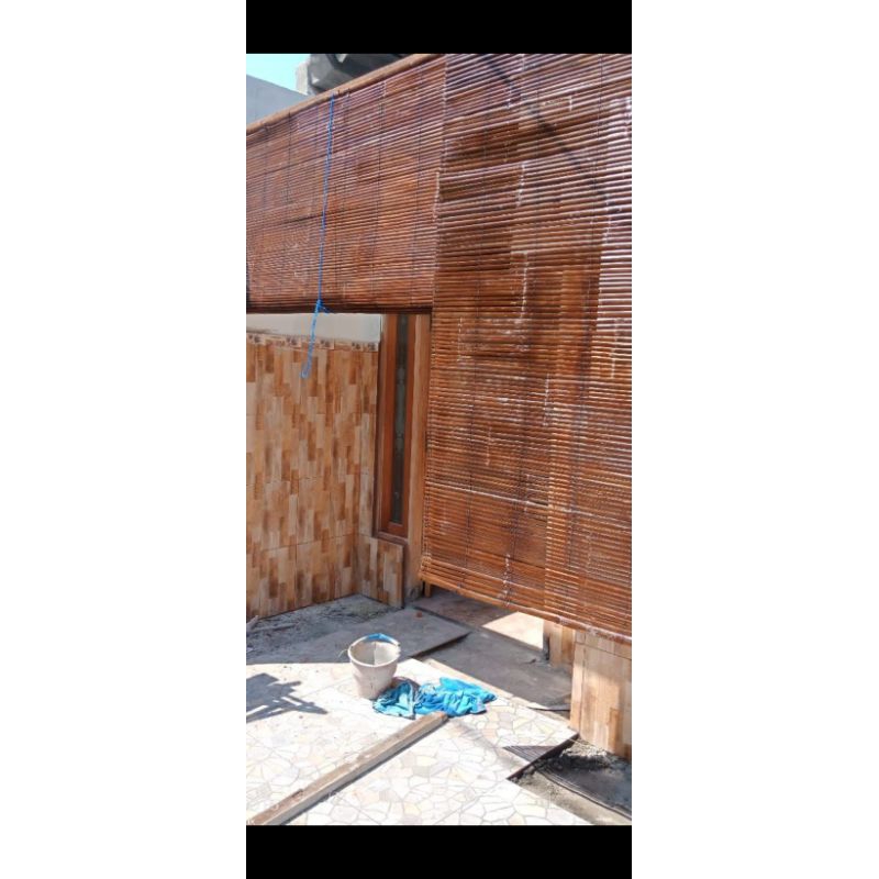 tirai bambu 2x2,5m