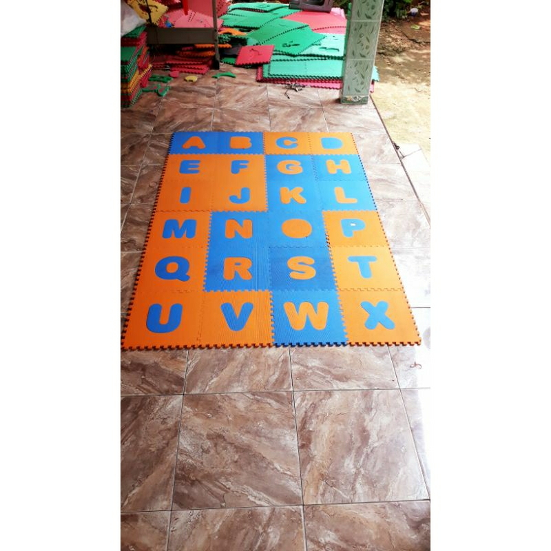 matras puzzel alphabet uk 30x30 tbl 1cm 9pcs