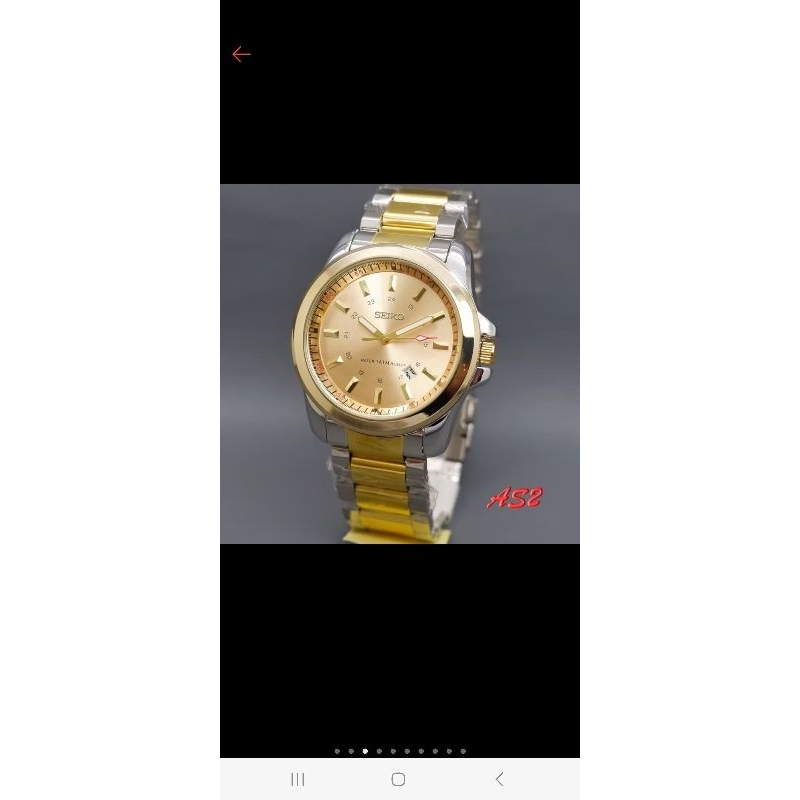 JAM TANGAN PRIA SEIKO 5 RANTAI STAINLESS ANTI AIR