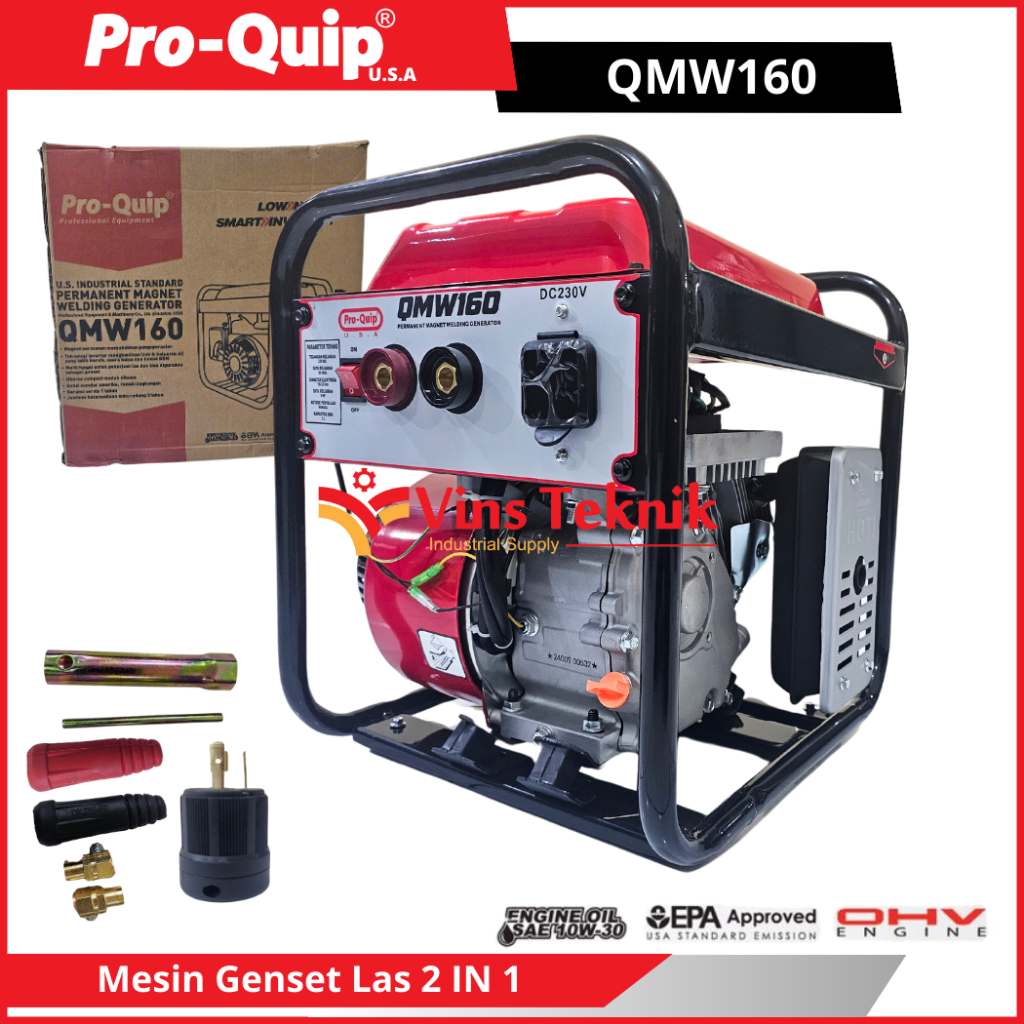 Mesin Genset Las 2 IN 1 Welding Generator Las PROQUIP QMW160 QMW 160