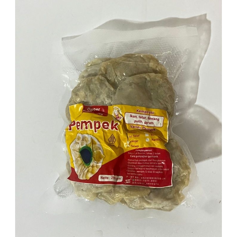 

Pempek kulit ikan 10pcs+cuka - Dapoer oma aqila