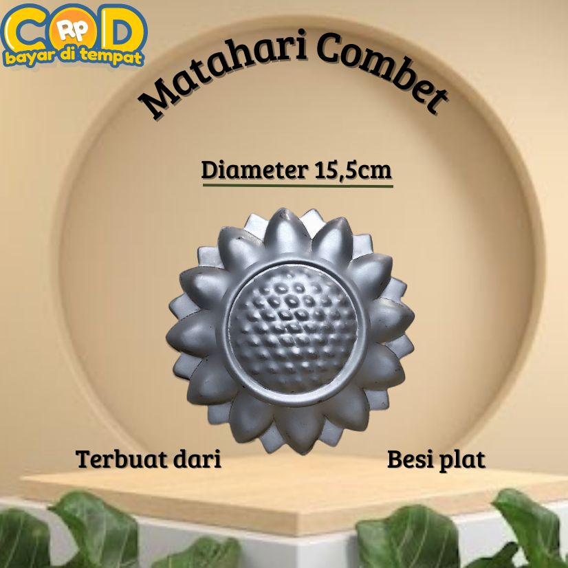 bunga matahari kombet aksesoris ornamen hiasan pagar tralis combet