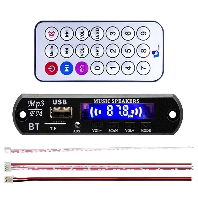 Module Bluetooth MP3-USB-FM Radio