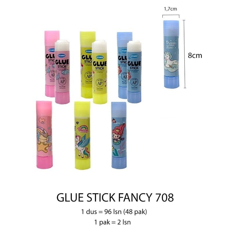 

GLUE STIK FANCY / LEM KERTAS BATANG / GLUE STIK FANCY 10 GRAM KARAKTER MOTIF KARTUN
