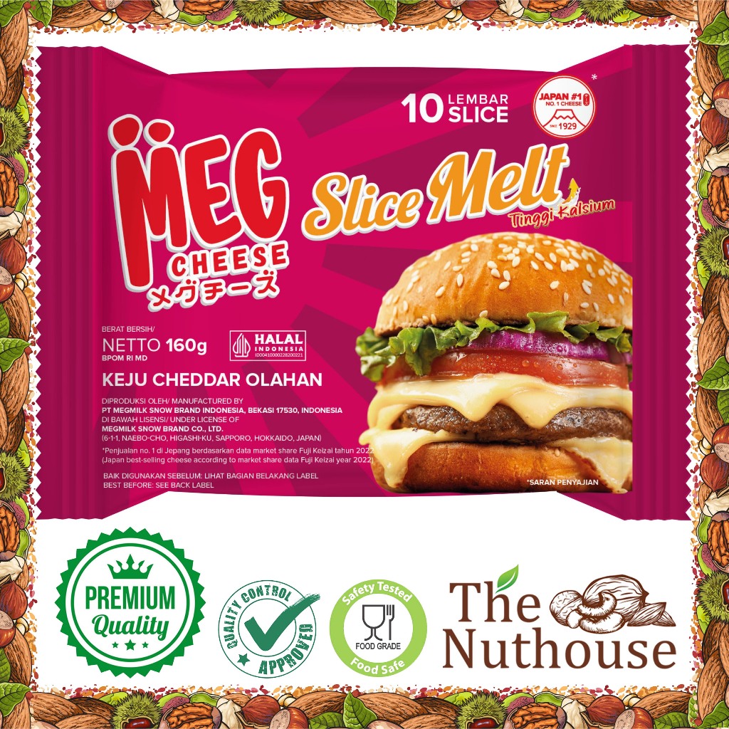 

MEG Cheddar Cheese Slice Melt 10 slices [HALAL]