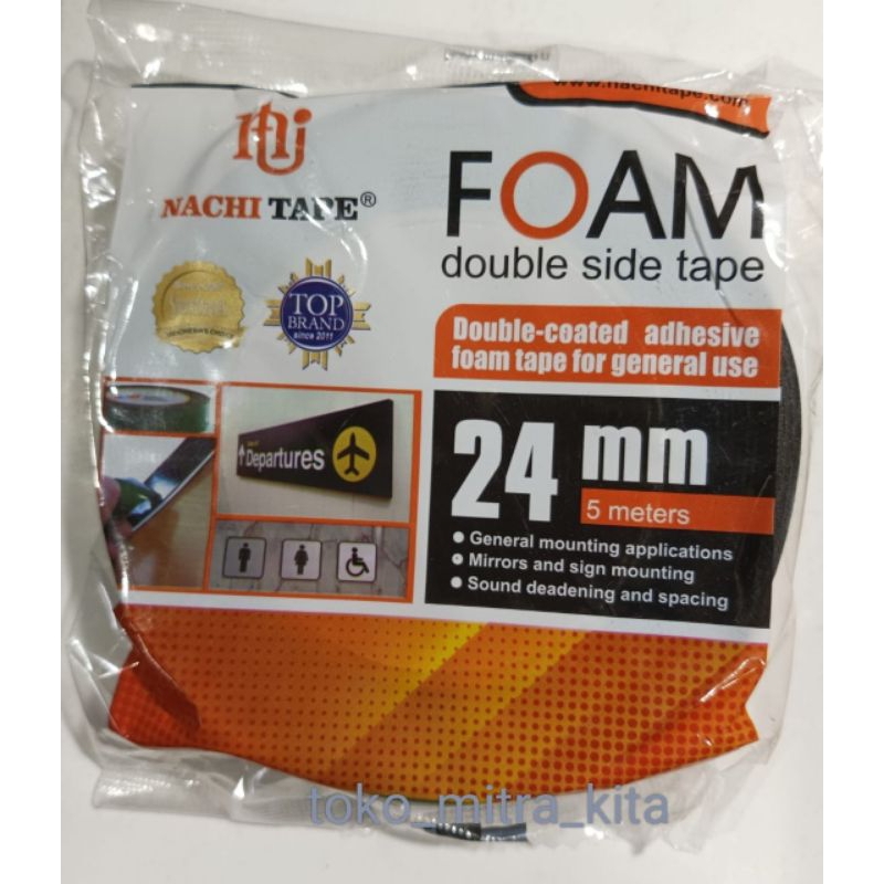 

Nachi Double Tape Foam 24mm Isolasi Bolak Balik