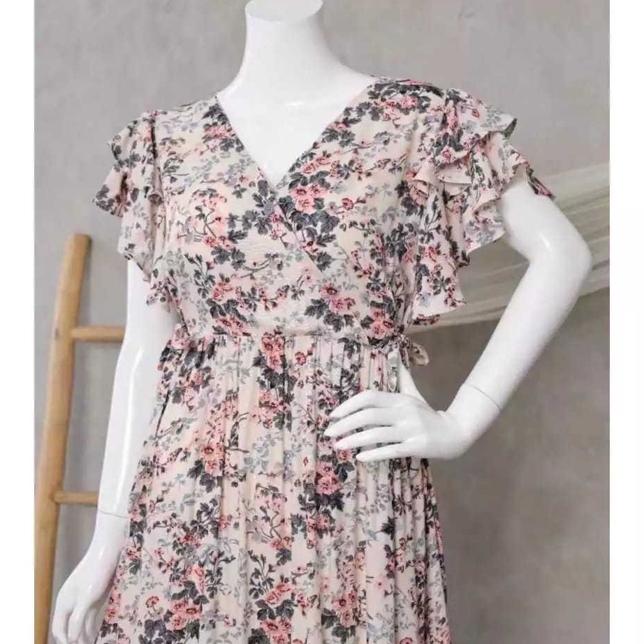 TERLARIS Daster Bumil dan Busui Kekinian Model Kimono Lengan Rempel Ongkir