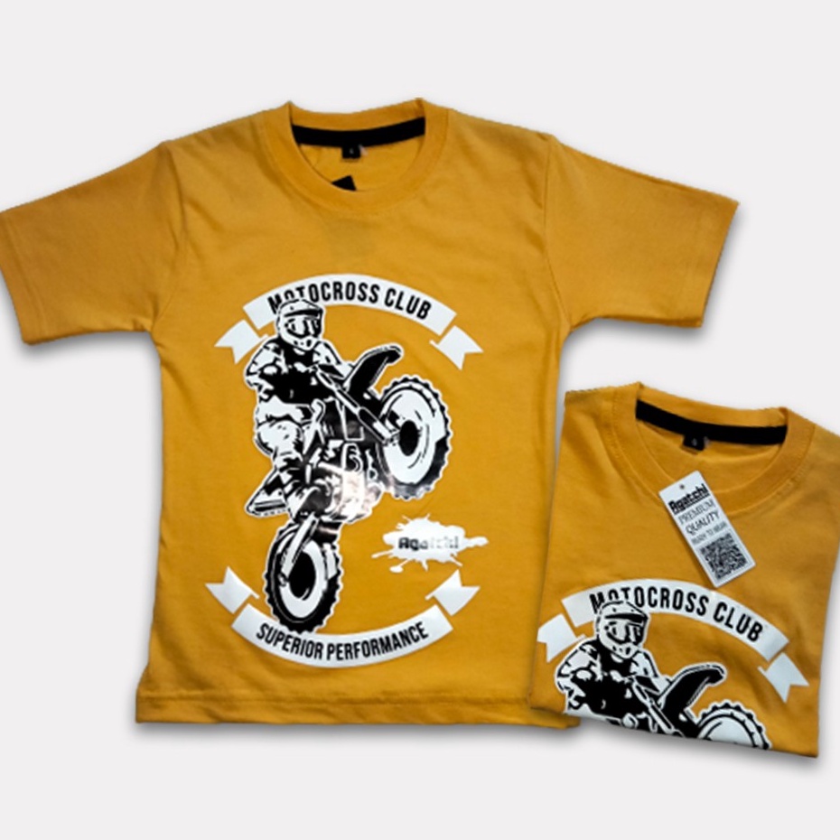 Super Korting  Kaos Anak  Baju Anak Distro Agatchi  Motocross  Motor cross  Trail