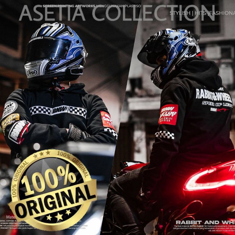 HOODIE RABBIT AND WHEELS QUANTUM | SECOND LIKE NEW | ORIGINAL