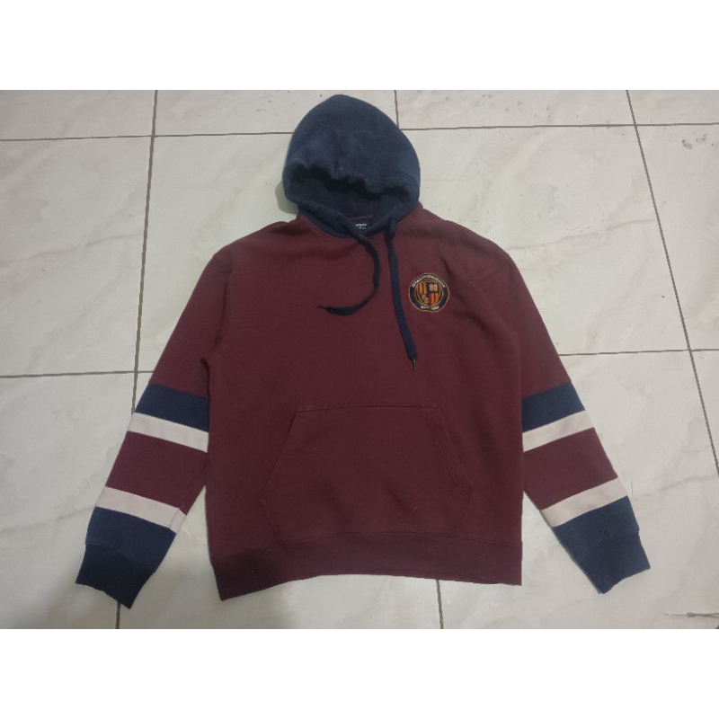 Hoodie spao maroon