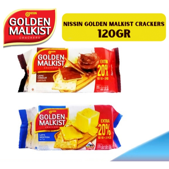 

Nissin Golden Malkist Crackers Lapis 120g 120 gram