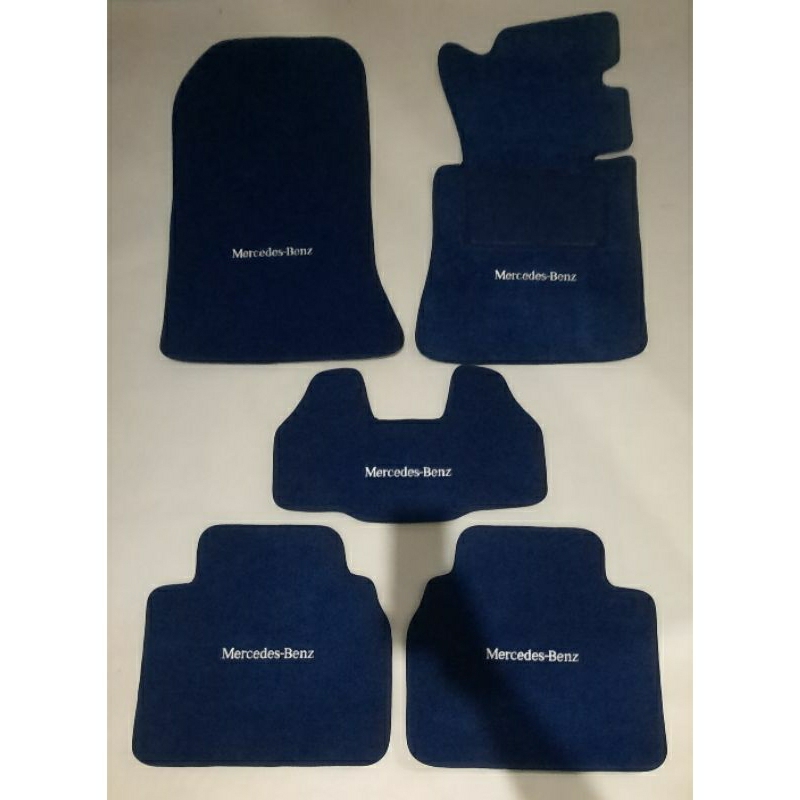 Karpet Mobil Mercy W124 Biru tua murah berkualitas