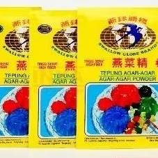 

Agar swallow plain merah hijau coklat