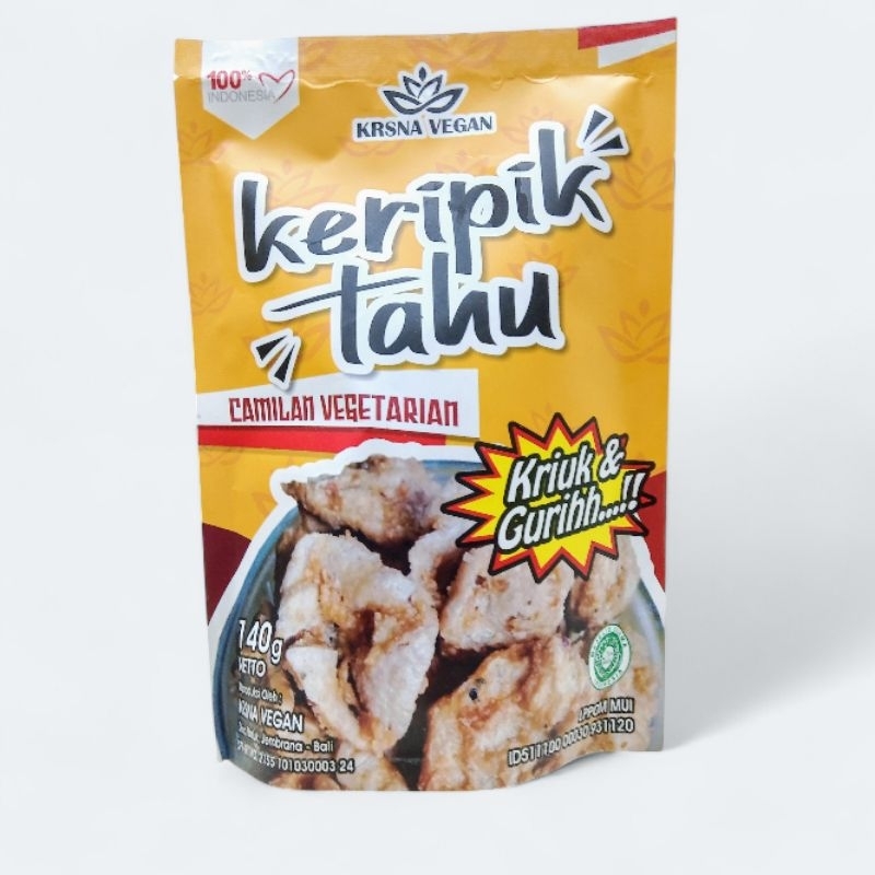 

KRSNA Vegan Keripik Tahu Camilan Vegetariani