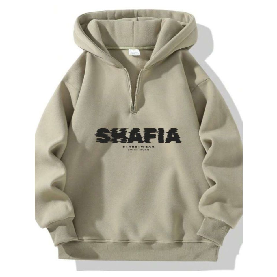 SWEATER HALF ZIPPER SHAFIA HOODIE HALF ZIPPER SHAFIA SWEATER HALF ZIPPER PULLOVER SWEATER PRIA WANIT