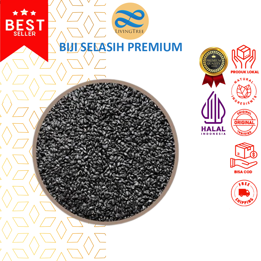 

1 Kg Biji Selasih Besar & Bersih / Rempah / JSR 100% PREMIUM QUALITY