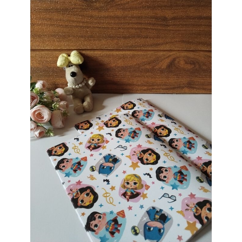 

A5 SIDU 10 Pcs Sampul Buku SUPERHERO Sampul Buku Anak Laki Aestetik Sampul Buku Quarto