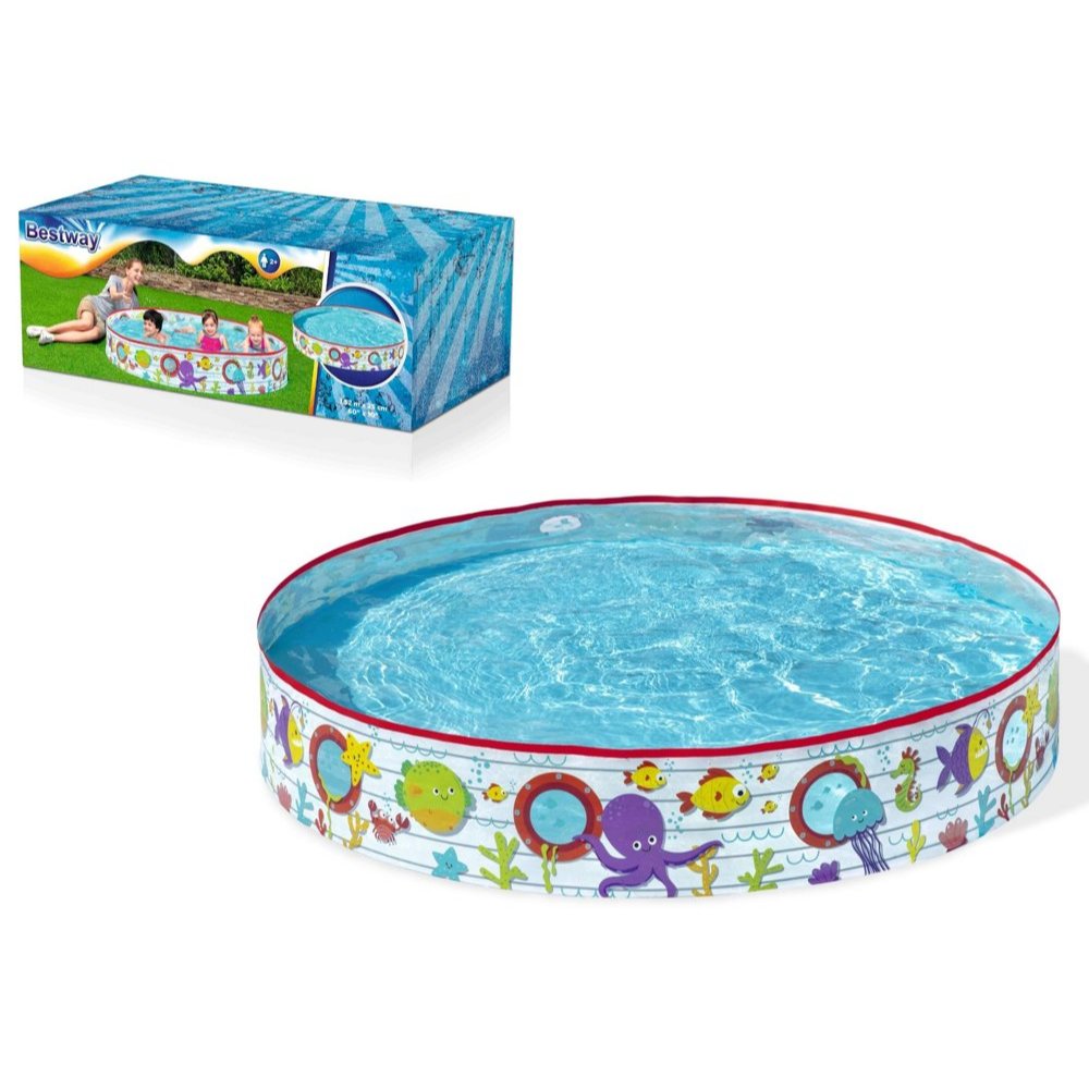 Bestway 55029 kolam renang anak tanpa pompa 152 cm /kolam renang mandi bola